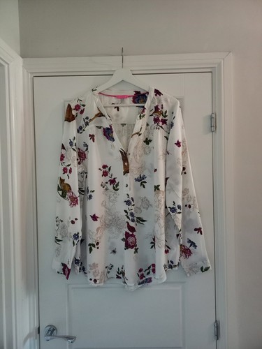 Joules white purple floral - purple,
