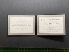 1900 Helen Hodges  Aberdare funeral In Memoriam card
