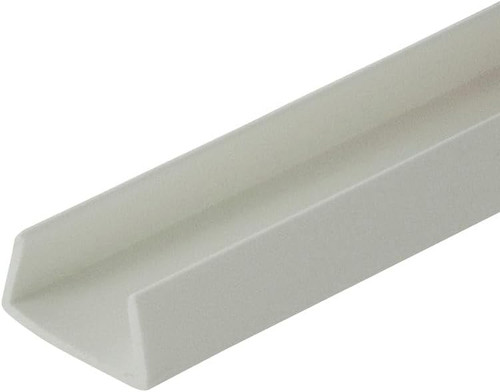 Plastics white styrene - white, 5/8''