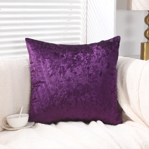 Crushed velvet cushion cover - cushion,