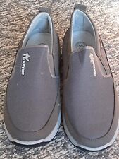 Mens Canvas Shoes Sneakers Trainers Deck Shoes Two Tone Grey. Size 49