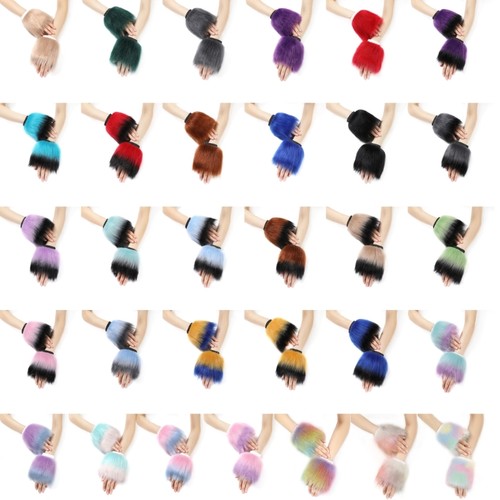 Fashion plush wrist cuffs - plush,