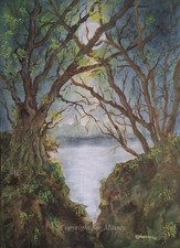 Landscape Mixed Media painting