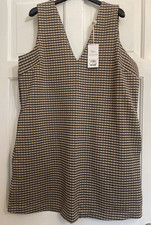 Next Checked Pinafore Dress
