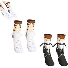 Wedding Socks Bride Groom Socks Bride to Be Gift Funny Socks Wedding Accessories