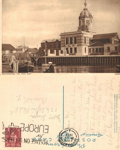 Vintage postcard southampton - postcard,