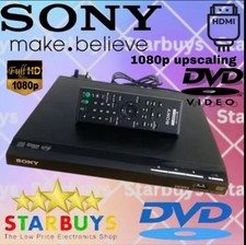 Sony SR760H Compact HDMI USB 1080p Home Cinema DVD CD Player with Remote Control