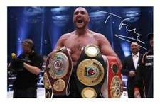 TYSON FURY AUTOGRAPH SIGNED