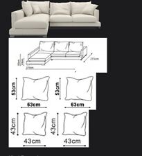 Camerich Lazy Time Small Corner & Large Chaise – COVERS ONLY Aubergine