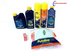 PUTOLINE SERVICE KIT OILS + COOLANT + PLUG + FILTER KTM SX125 MOTOCROSS 16-22  D