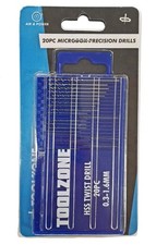 20pc Micro Drill Bits HSS