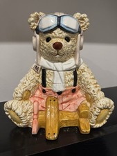 Vintage Ceramic Sitting Teddy
