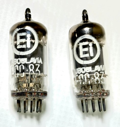 Pair e84l vacuum tubes - e84l,
