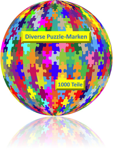 Puzzle 1000 pieces - 1000,