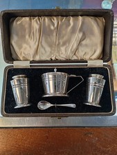 Antique Solid Silver Condiment