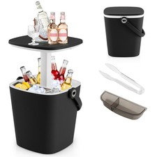 Portable Cooler Side Table 15L