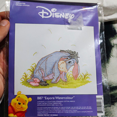 Disney eeyore watercolour - eeyore,