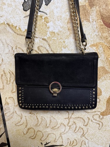 Tamaris black leather suede - leather,