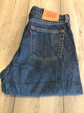 MENS VINTAGE LEVIS 521 JEANS 34 inch WAIST X 34 inch LEG BLUE