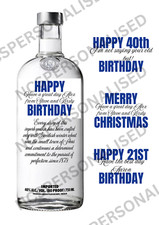 Absolut vodka. Any occasion