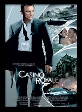James Bond - Casino Royale - Official 30 x 40cm Framed Print - Daniel Craig