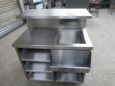 Mobile Cocktail Bar Station Stainless Steel, 