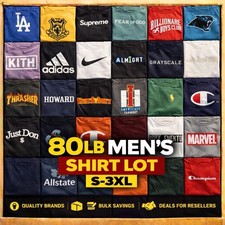 MEN'S CLOTHING BUNDLE LOT 80