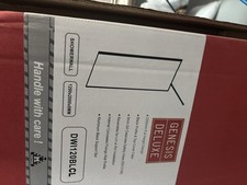 Genesis Deluxe Black Framed Shower Wall, 1200x2000x8mm