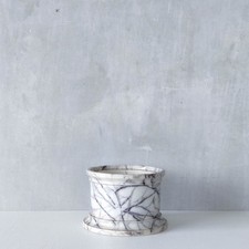 Vintage ceramic faux marble