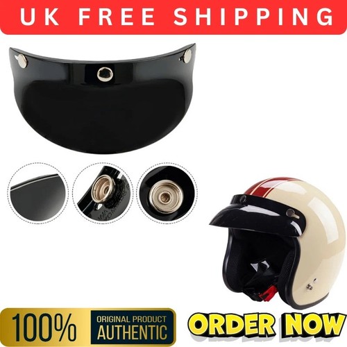 Open motorcycle helmet visor - open,