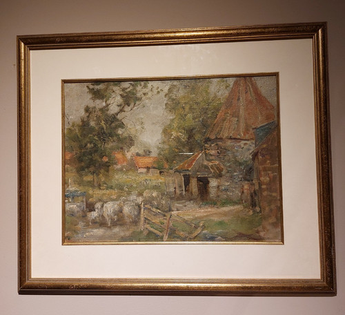 Bucolic scene sheep - bucolic, a