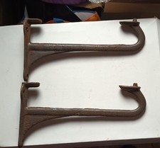 Pair of Vintage Belfast Sink Brackets rustic some pock marks