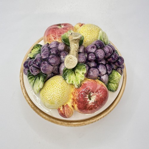 Vintage majolica style fruit - vintage,