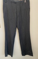 Pre owned mens Full Circle grey trousers w 36in long great condition