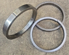 3 X Mild Steel 12mm Flat Bar Rings Weld Wrought Iron Components 100mm Diameter