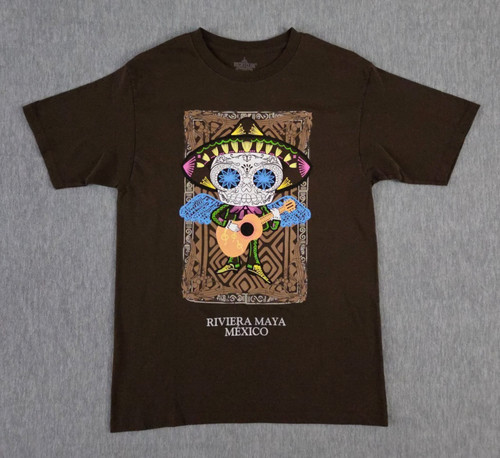 Sugar skull shirt guitar - skull,