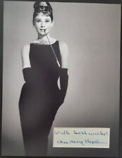 AUDREY HEPBURN Signed 16x12