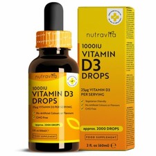 Vitamin D3 Drops 1000iu - 2000