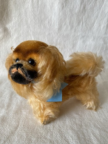 1960s steiff pekinese dog peky - dog,