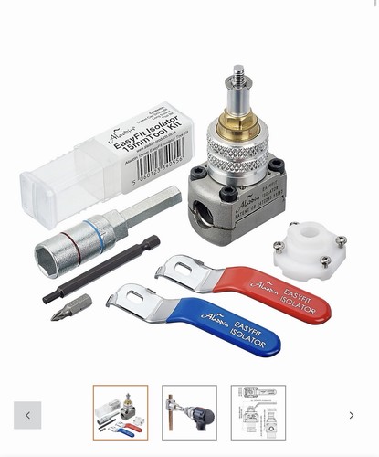 Aladdin easy fit isolator 15mm - easy,
