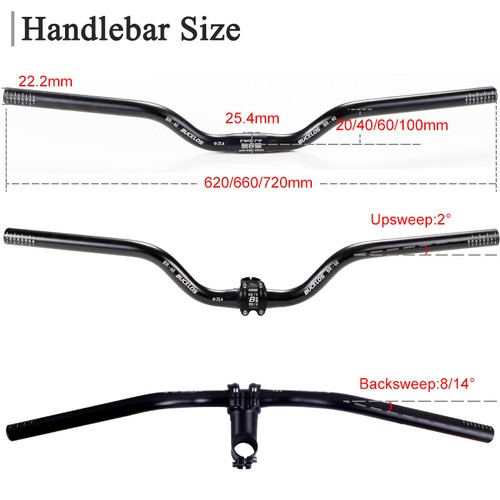 Riser handlebar 25 4mm - riser,