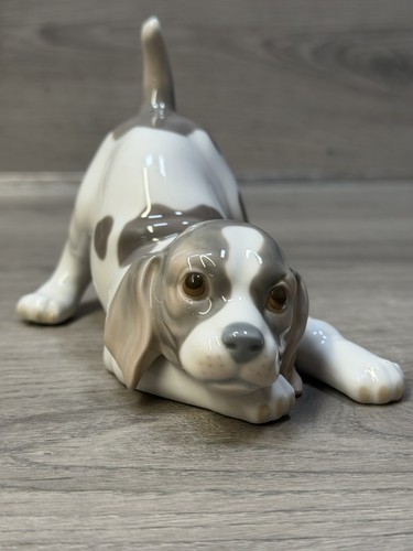Lladro playful beagle puppy - playful,