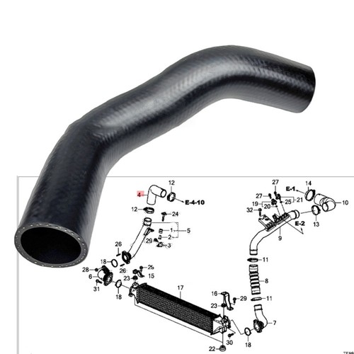 Replacement inlet hose - inlet,