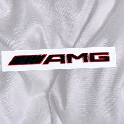 Black red amg letters - 3d,