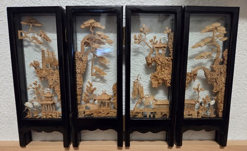 Miniature chinese cork art - miniature, 4