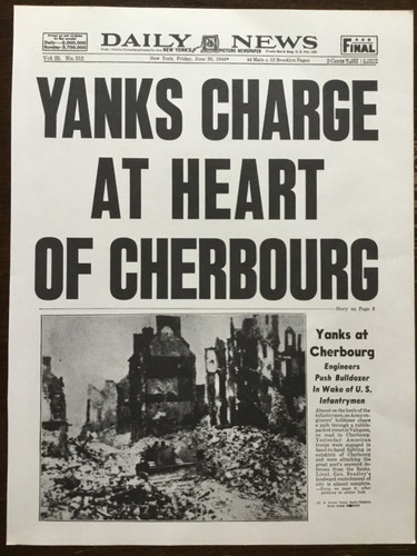 Ww2 1944 poster newspaper - 1944,