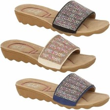 Ladies Low Wedge Sandals Women