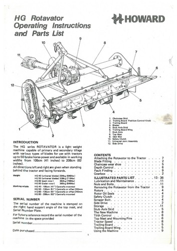 Howard rotavator 50 - rotavator, 60