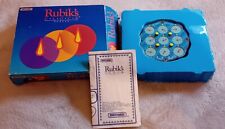 Rubiks Clock Puzzle Game Vintage Matchbox 1988 Rare 