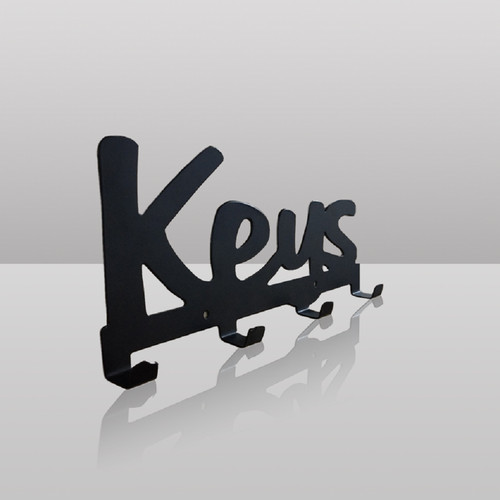 Wall mounted key holder with - key, 4